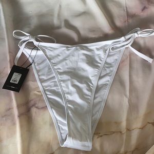 Fashion Nova bikini bottom white 2x
